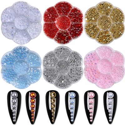 Transform Your Nails with Half Beads Nail Decorations for Fashion Forward Women