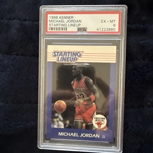 Kenner 1988 Starting Lineup Michael Jordan #23 PSA 6 Chicago Bulls NBA Card