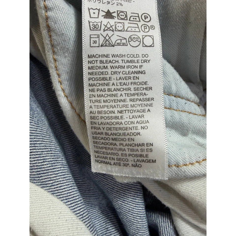 Levi Strauss 511 Mens Jeans W36 L34 Slim Fit Blue Denim Pants - Image 4 of 4