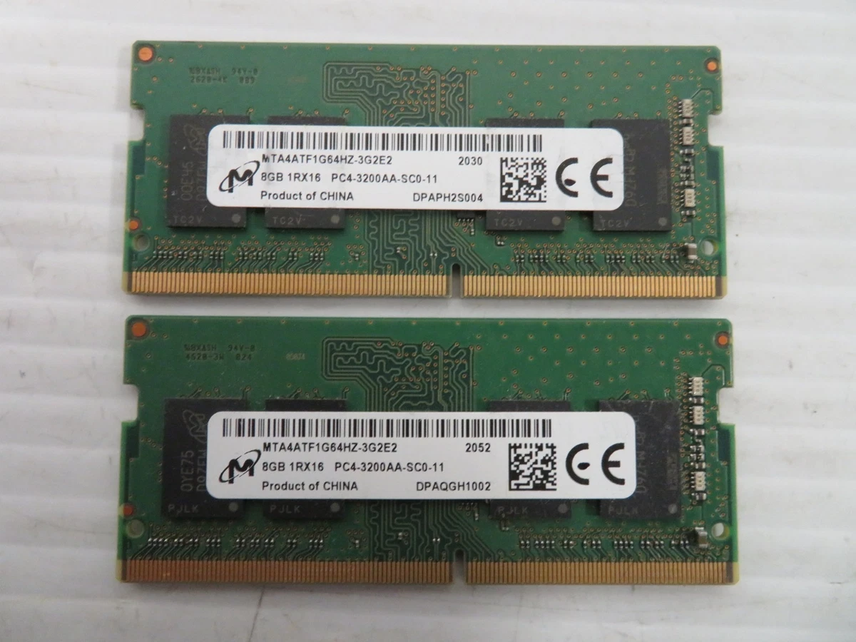 ノートパソコン等メモリ Micron 16GB DDR4-3200 SODIMM ddr4-3200