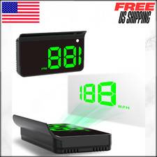 Universal Car GPS HUD Head Up Display Digital Speedometer USB Plug  Play Mph