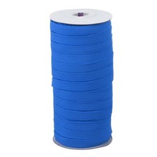 Elastic Bands 3/8 Inch x 50 Yards Stretch Flat Elastic Cord, Light Blue