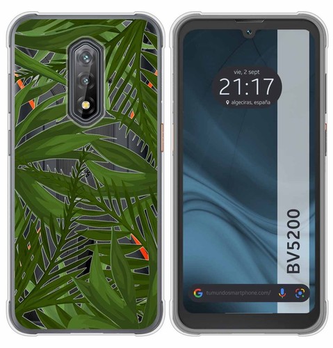 EuoDuo 3 Pack Cover con Disegni per Blackview A52 Custodia Silicone Trasparente Ultra Sottile Morbido TPU Antiurto Protettiva Case Ragazze Donne - Giardino Floreale