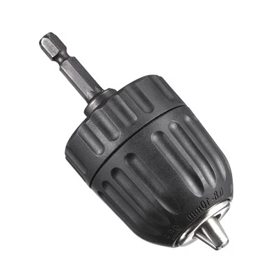 ZAPLYTE 3/8inch Keyless Drill Chuck Hex Shank Adapter FOR IMPACT DRIVER CORDLESS DRILL