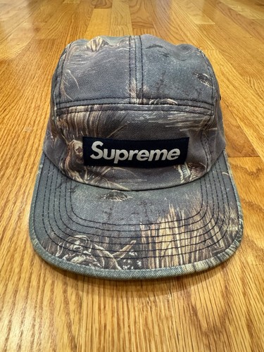 Supreme Navy 5 Panel Camp Cap Dogs & Ducks F/W 12 Hat Box Logo Adjustable