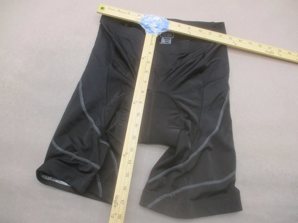 Pantalones Cortos Acolchados Atléticos Gore Talla L Para Mujer Negros Ciclismo Compresión Logo 549 Foto 2 de 4