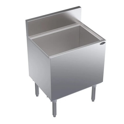 Krowne KR19-24DP-10 Royal 1800 Series 24''W Underbar Ice Bin/Cocktail Unit