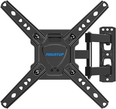 MOUNTUP Full Motion TV Wall Mount for 26-50 Inch TVs, Swivel & Tilt, VESA 300x30