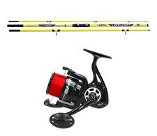 Lineaeffe Brandungscombo 4,20m / fino A 300g + Lunga Bobina di Lancio + Laccio