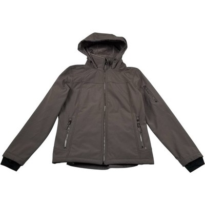 Women's Free Country Super Softshell Zip Jacket Size Large or 12/14  - Grey
