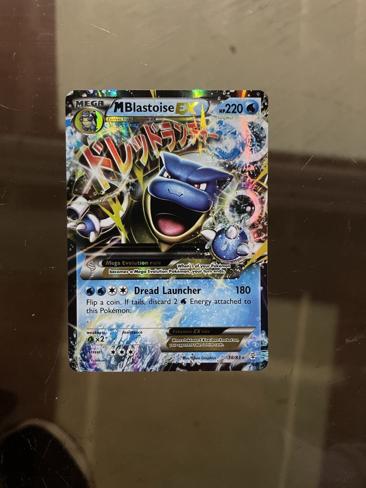 M Blastoise EX 18/83 Holo Generations Pokemon Card NM/M