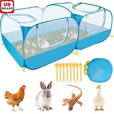 Large Portable Small Animal Playpen Lightweight Mesh Tent Indoor Outdoor Use