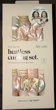 Kitsch the Satin Heatless Hair Curling Set Pastel Pretty Nwt Nib