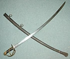 Civil War M1840 Cavalry 'Wristbreaker' Saber -Sword w/ Scabbard