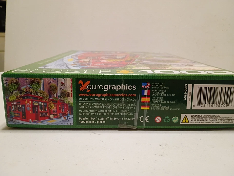 Eurographics 1000 Piece Jigsaw Puzzle - Irish Pub - Image 2 of 2