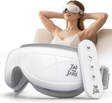 Smart Eye Massager with Remote Heated Mask for Dry Eyes Relief, Improve Sleep