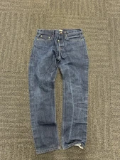 Unbranded Men's Size 34 Raw 14.5oz Indigo Selvedge Denim Jeans UB201