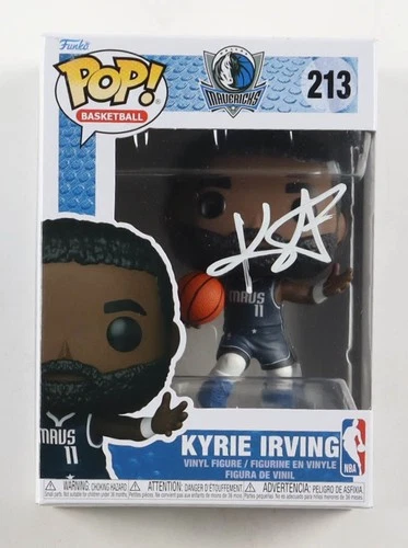 Kyrie Irving Signed Mavericks #213 Funko Pop! Vinyl Figure