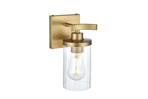 Living District Thane 5" Wall Sconce In Satin Gold - Picture 8 of 8