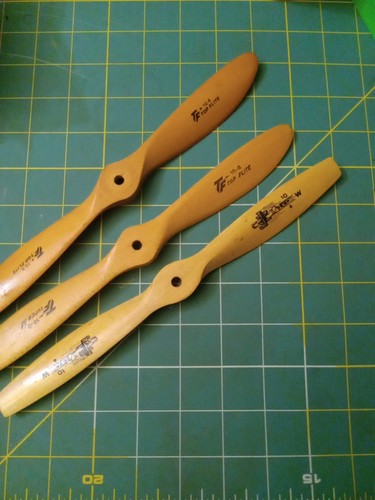 JZ ZINGER 10-6 , TP TOPFLIGHT 10-6 WOODEN PROPELLERS