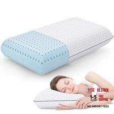 Memory Foam Pillows for Side, Back and Stomach Sleepers, Bed Standard Size 1