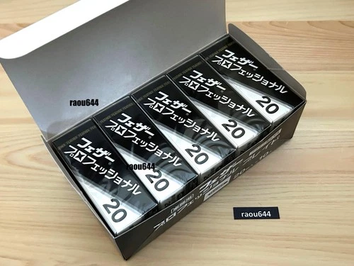 Feather PB-20 Artist Club Replacement Professional Blade 10 Packs 200 Blades