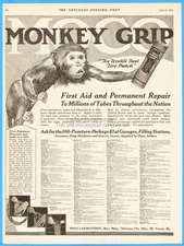 1919 Moco Laboratories Ad Oklahoma City OK Mt Vernon IL Monkey Grip Tire Repair