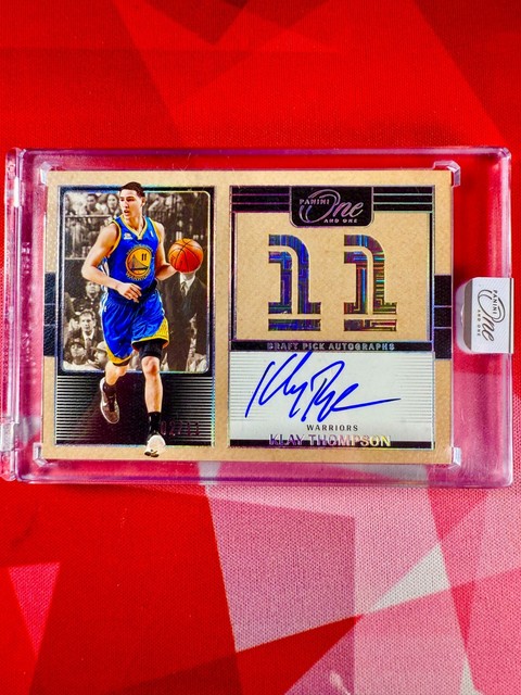 2024 Panini One KLAY THOMPSON Draft Picks Auto /11 Warriors Sealed Card