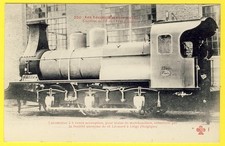 cpa LOCOMOTIVE pour TRAINS de Marchandises des CHEMINS de FER de l' Etat BELGE