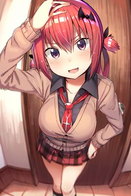 Anime red eyes satanichia mcdowell kurumizawa pov girls Playmat Gaming Mat