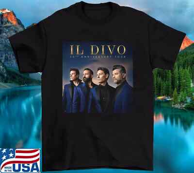 IL Divo Band 20th Anniversary Tour US T Shirt Full Size