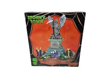 Lemax Spooky Town Angel Of Death Animated Graveyard Works 2013 Retired # 34603