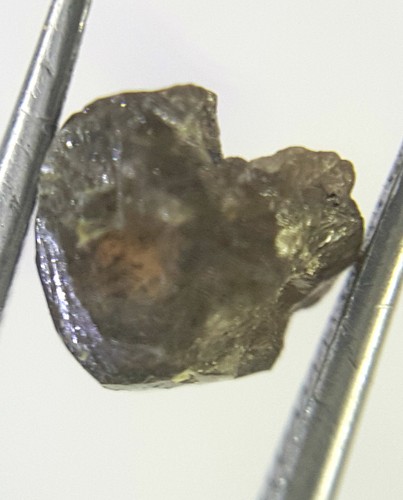 0.97tcw Brown Gray Sparkling Color Cuore Forma Africano Naturale Grezzo Diamante - Zdjęcie 1 z 7