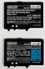 5X Genuine OEM Nintendo Ds Lite Battery USG-003 1000mAh Fully Tested