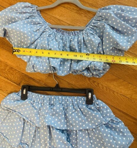 Idem Ditto Size Small Retro Top And Skort Outfit Size S 70s 60s GoGo - Picture 6 of 7
