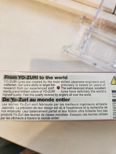 YO-ZURI CRYSTAL MINNOW DEEP DIVER F FISHING LURE - Picture 7 of 7