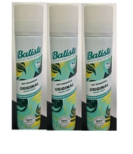 3x Batiste Instant Hair Refresh Dry Shampoo Clean & Classic Original 3.81 oz eac