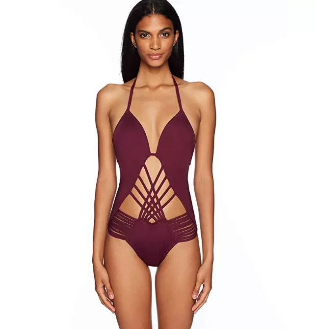 Kenneth cole cheap plunge one piece