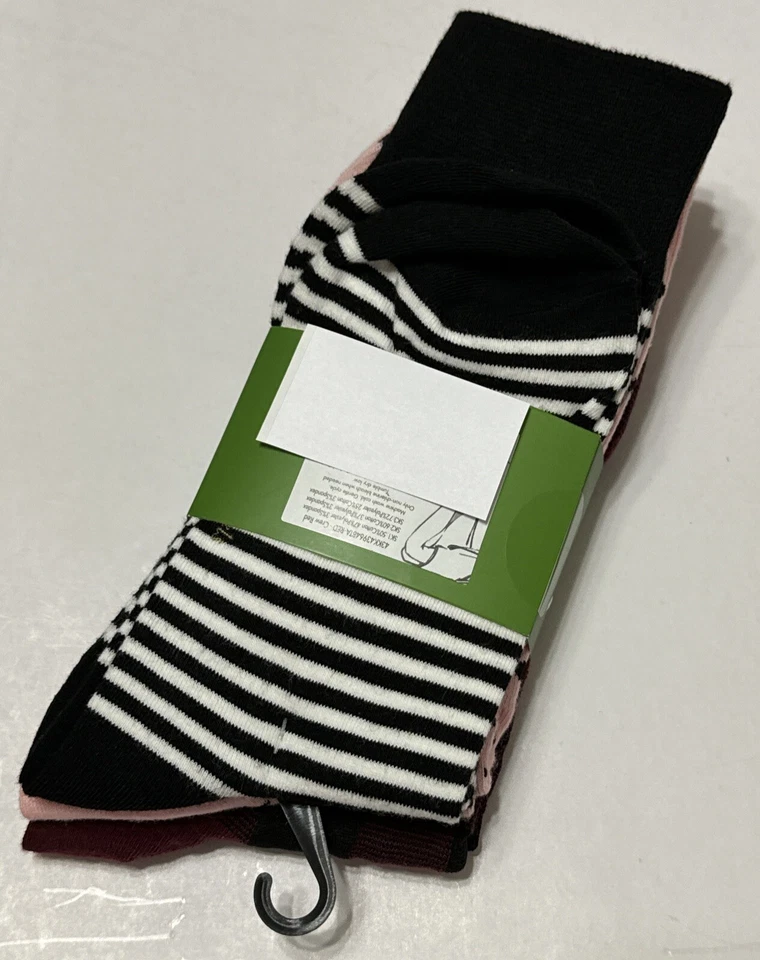 Kate Spade Mujer Pantalones Crew Calcetines 3 Pares Crew Rojo Conjunto Talla Única Nuevo con Etiquetas Foto 4 de 4