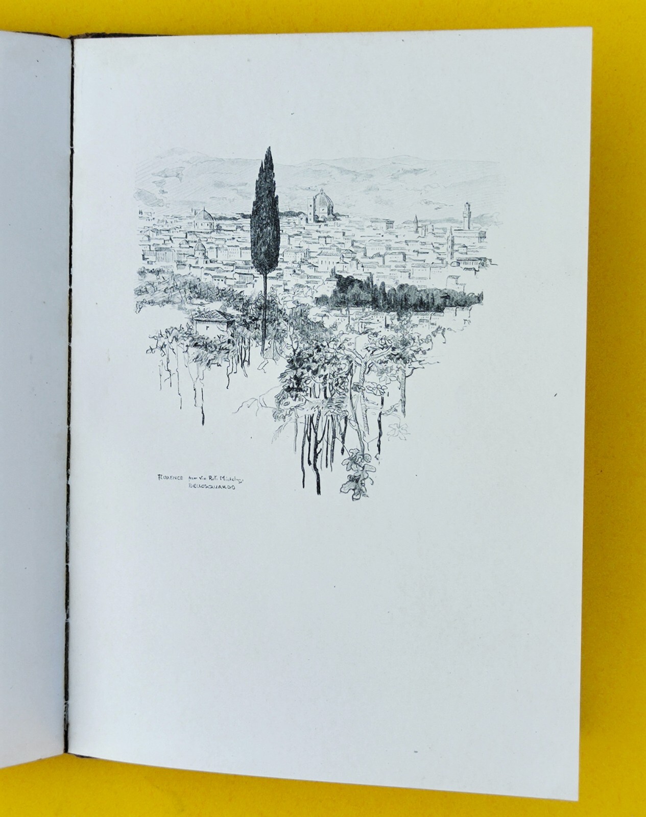 Florence : a sketch-book by Ted Richards 1914 First Edition