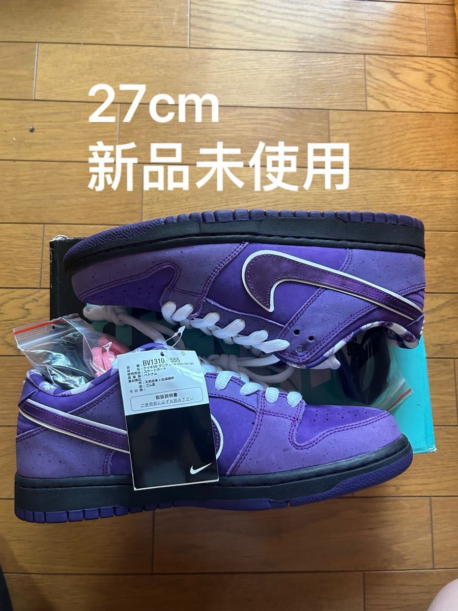 Deadstock Authentic NIKE SB DUNK LOW CONCEPTS X PURPLE Deadstock Authentic NIKE SB DUNK LOW CONCEPTS X PURPLE
