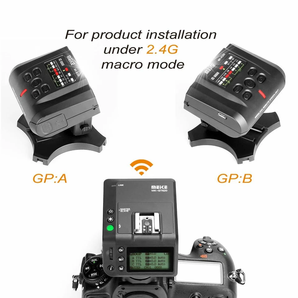 NEW Meike MT24N Macro Twin Lite Flash Light TTL fr Nikon D850 D810 D750 D800E D5 - Image 2 of 4