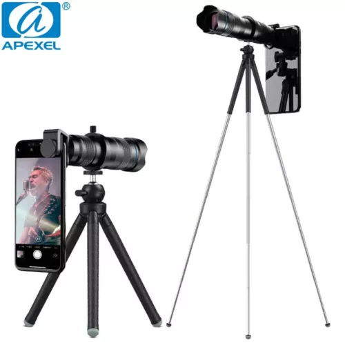 APEXEL HD 60x Zoom Telescope Lens Monocular With Retractable Stand For Outdoor - Picture 1 of 9