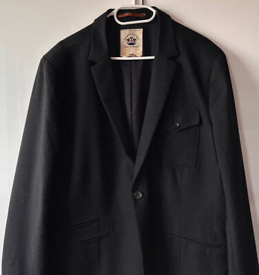 100%ORIG BLUE DE GENES ARTENA ANTICO P2599 WOLLE SAKKO BLAZER GR.54 SCHWARZ