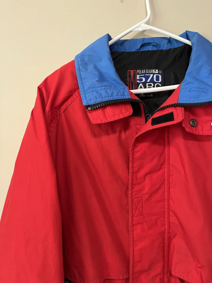 Chaqueta de esquí vintage para mujer grande Polar Gear Marc 570 abrigo de invierno aislado cremallera Foto 4 de 4
