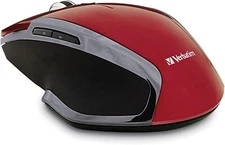 Verbatim Wireless Notebook 6-Button Deluxe LED Mouse (Red) USB