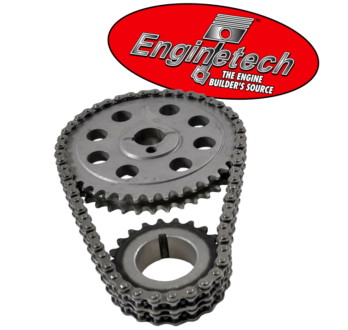 HD Double Roller Timing Chain Set for Ford SBF 302 347 351W