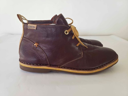 Pikolinos Men's Brown Leather Ankle Boot/Shoe SIZE 10-10.5 - Picture 2 of 9