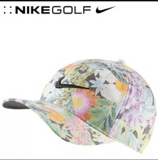 NWOT MEN'S NIKE BROOKS KOEPKA GOLF HAT FLORAL PRINT US OPEN PEBBLE BEACH RARE