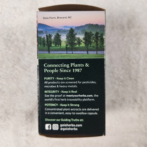 Gaia Herbs Milk Thistle 60 Vegan Capsules Exp 7/2027 - Picture 5 of 8